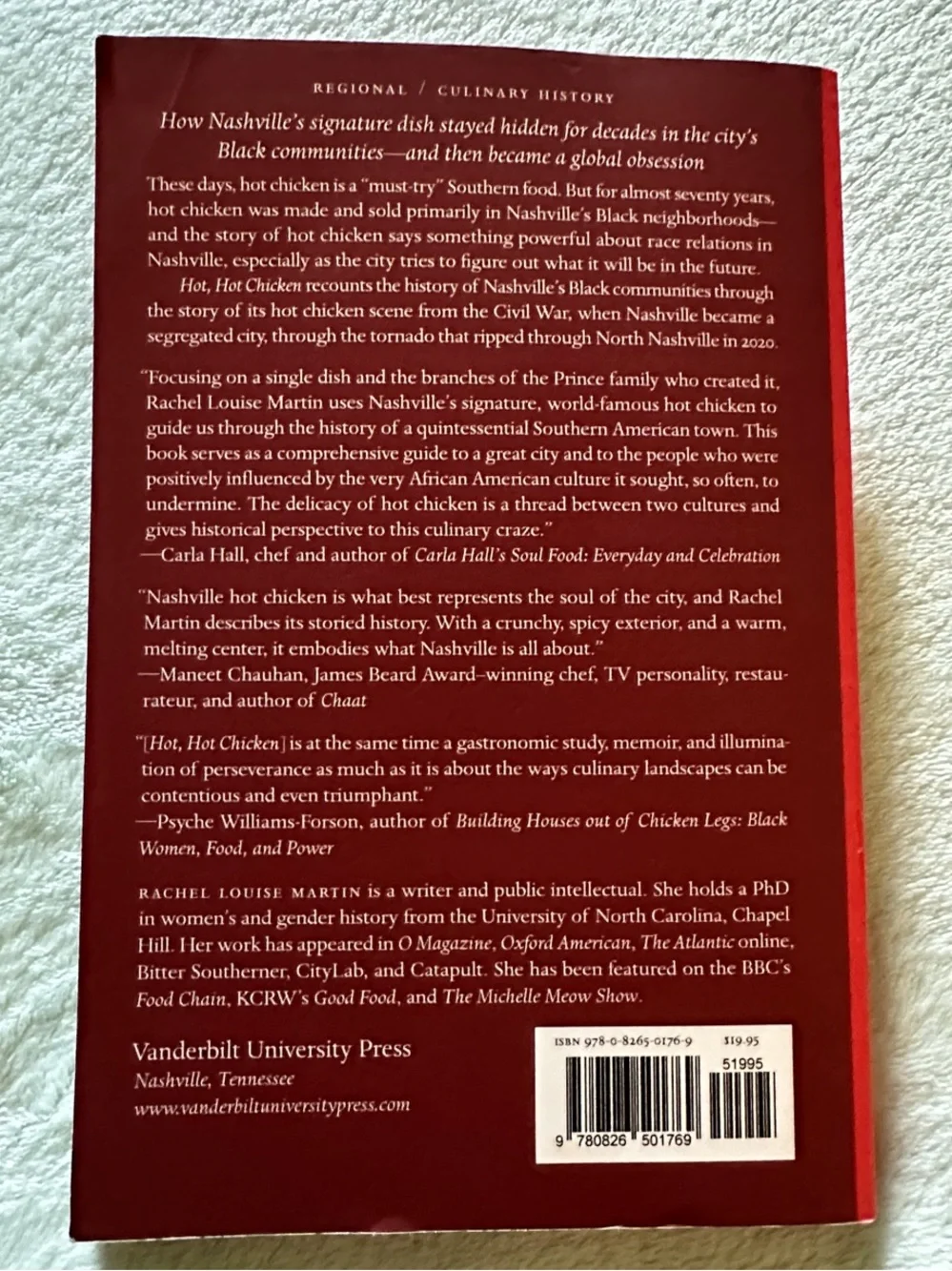 ‘Hot, Hot Chicken A Nashville Story by Rachel Louise Martin